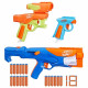 NERF Pack 3 blasters N Series Gear Up, pistolet a fléchettes, 18 fléchettes Nerf N1 compatibles uniquement avec les blasters …