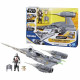 Vaisseau The Mandalorian's N-1 Starfighter, figurines Grogu et Mandalorien de 10 cm, jouet pour enfant des 4 ans, Star Wars E…