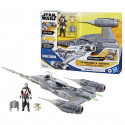 Vaisseau The Mandalorian's N-1 Starfighter, figurines Grogu et Mandalorien de 10 cm, jouet pour enfant des 4 ans, Star Wars E…