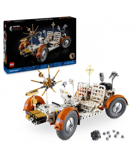 LEGO Technic 42182 Véhicule d'Exploration Lunaire NASA Apollo - LRV Rover Spatial Adultes