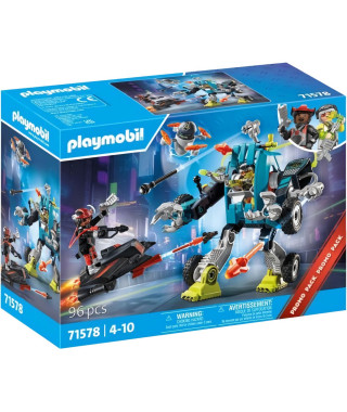 PLAYMOBIL - 71578 - Robot géant avec drone