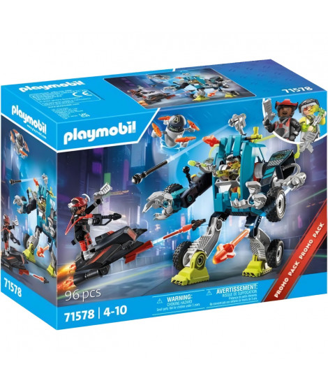 PLAYMOBIL - 71578 - Robot géant avec drone