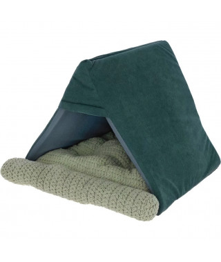 Couchette pour chats - KERBL - ANNE - 45 x 40 x 34 cm - Vert