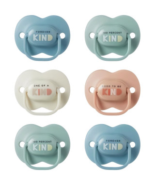 Sucettes - TOMMEE TIPPEE - 6-18 Mois - Lot de 6 - Forme Orthodontique Symétrique, Silicone sans BPA