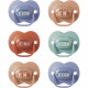 Sucettes - TOMMEE TIPPEE - ANYTIME - 18-36 Mois - Lot de 6 - Forme Orthodontique Symétrique, - Silicone sans BPA