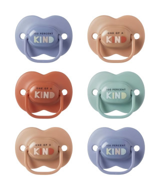 Sucettes - TOMMEE TIPPEE - ANYTIME - 18-36 Mois - Lot de 6 - Forme Orthodontique Symétrique, - Silicone sans BPA