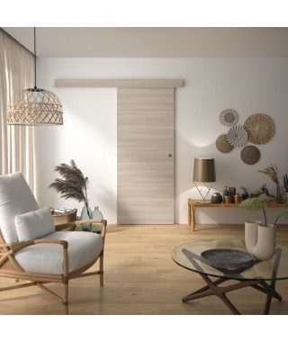 Kit Porte Coulissante - OPTIMUM - VERONE2 - H 204 x 83 x 3,6 cm, MDF, Haute qualité, Installation facile