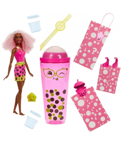 Barbie-Pop Reveal-Poupée parfumée série Bubble Tea avec accessoires HTJ20