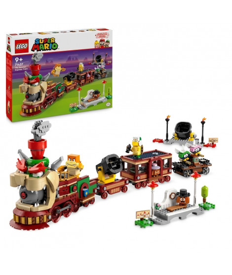LEGO Super Mario 71437 Train Bowser Express - Jouet avec des Personnages Nintendo