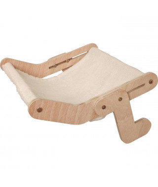 Hamac pour chats - KERBL - NAP - 42,5 x 47 cm - Bois massif - Surface réversible