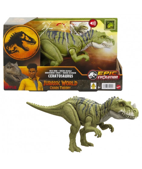 Jurassic World-Ceratosaurus Rugissement Féroce-Figurine articulée HTK74
