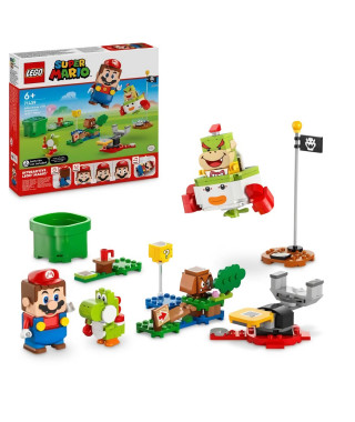 LEGO Super Mario 71439 Les Aventures de LEGO Mario Interactif - Set véhicule et Yoshi