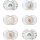 Sucette de nuit - TOMMEE TIPPEE - 18-36 mois - Lot de 6 sucettes phosphorescentes avec capsule de stérilisation réutilisable