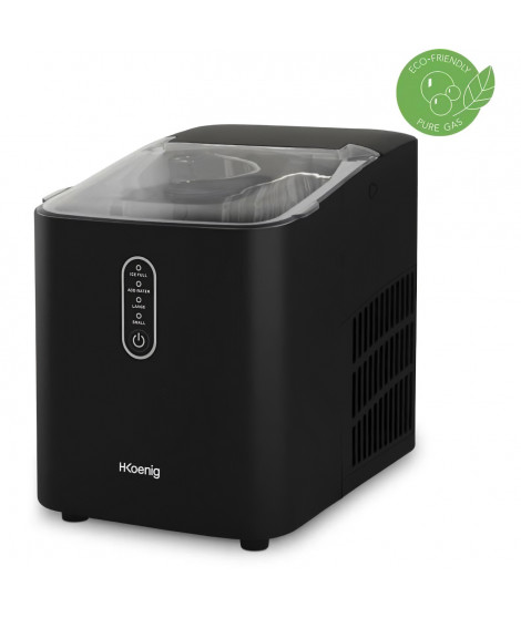 Machine a glaçon - HKoeNIG - KUB14 - 12 kg - 1L - 120 W - Noir