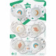 Sucette de nuit - TOMMEE TIPPEE - 18-36 mois - Lot de 6 sucettes phosphorescentes avec capsule de stérilisation réutilisable