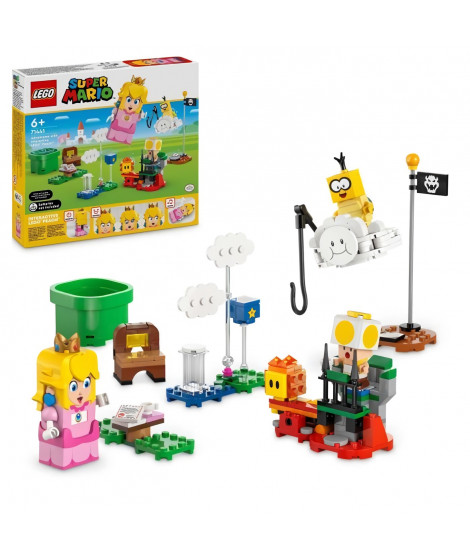 LEGO Super Mario 71441 Les Aventures de LEGO Peach interactive - Jouet de princesse