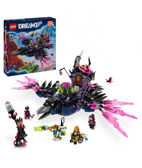 LEGO DREAMZzz 71478 Le Corbeau de Minuit de la Sorciere des Cauchemars - Set Modulable