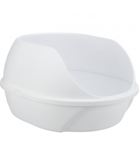 Bac a litiere TRIXIE Simao - Haut rebord - 48 × 30 × 58 cm - Blanc