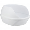 Bac a litiere TRIXIE Simao - Haut rebord - 48 × 30 × 58 cm - Blanc