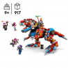LEGO DREAMZzz 71484 Le Robot Dinosaure C-Rex de Cooper - Figurine T. rex ou Ptérodactyle