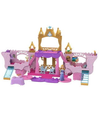 Princesses Disney-Caleche et Château-Coffret avec poupée Aurore HWX17