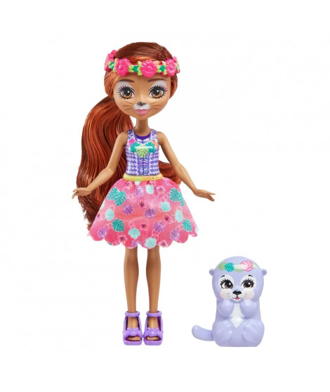Enchantimals-Oneda Loutre et Kelpie-poupée et figurine HXB98