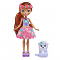 Enchantimals-Oneda Loutre et Kelpie-poupée et figurine HXB98