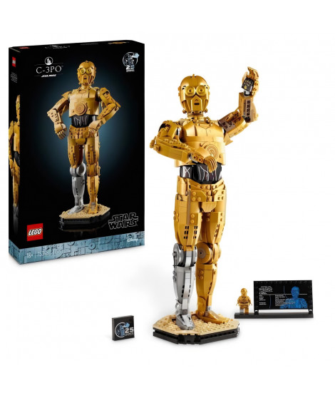 LEGO Star Wars 75398 C-3PO - Figurine de Droide a Construire - Maquette pour Adultes