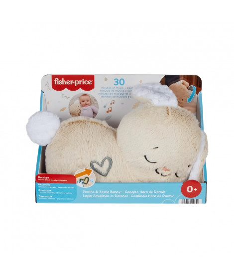 Fisher-Price-Mon Lapin Câlin-Peluche veilleuse personnalisable HXG97