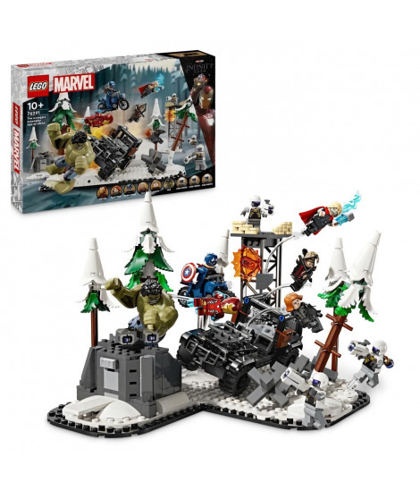 LEGO Marvel 76291 Avengers Rassemblement : L'ere d'Ultron, minifigurines de super-héros