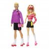 Barbie-Fashionistas-Coffret poupées et accessoires patins a roulettes HXK90