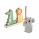 Fisher-Price-Animaux en Bois a Empiler et Trier, 10 pieces HXV04