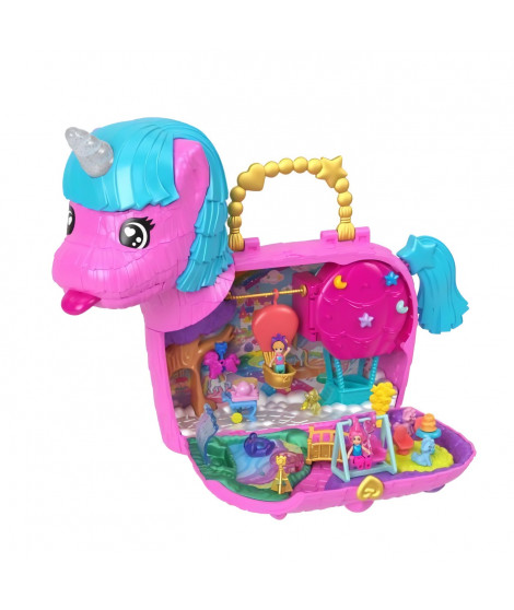 Polly Pocket-Les licornes font la fete-Coffret avec 2 mini-figurines HYD96