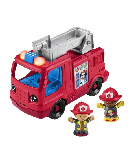 Fisher-Price-Little People-Camion de pompiers version multilingue HYR88