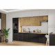 Cuisine complete - MODENA - 300 cm - Chene artisan et noir mat