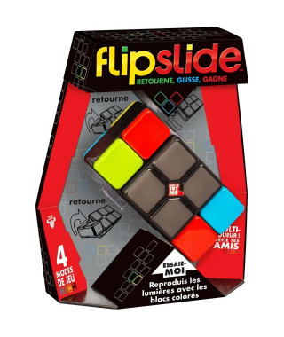 Flipslide - MOOSE TOYS - Jeu électronique de combinaison de lumiere, avec piles incluses