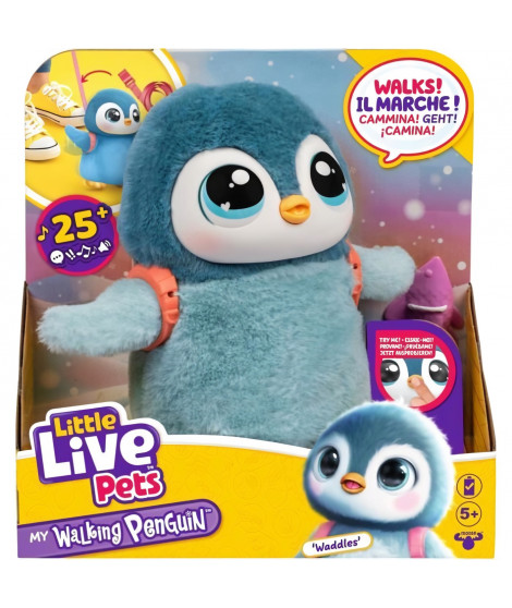 Mon Petit Pingouin - MOOSE TOYS - LITTLE LIVE PETS - Pingouin électronique interactif avec accessoires