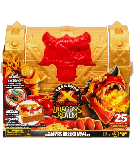 Coffre aux Trésors Dragons Realm - MOOSE TOYS - TRESOR X - Coffre interactif avec figurines et trésors
