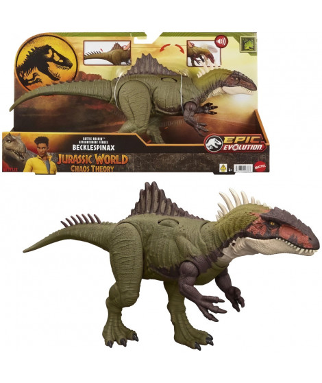 Jurassic World-Affrontement Féroce-Figurine articulée Becklespinax HXF52