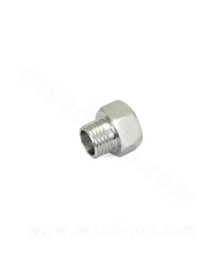 ADAPTATEUR ALUMINIUM POUR SONDE TEMPERATURE ADAPT APRILIA / DERBI / GILERA 50CC  EURO 4 SUR CULASSE EURO 3