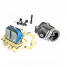 ADMISSION MVT RACING VITON CARBONE ADAPT. NITRO / AEROX Ø19 (CL 03)