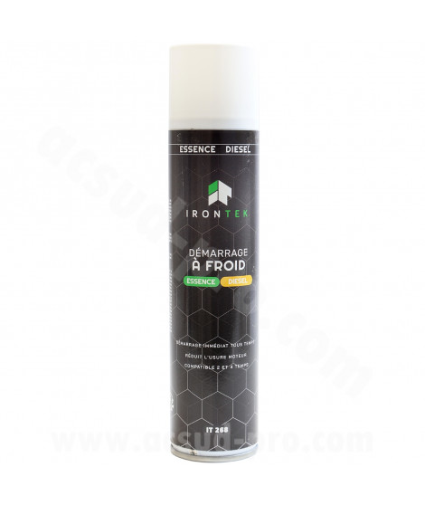 AIDE AU DEMARRAGE A FROID IRONTEK 300ml