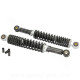 AMORTISSEURS REGLABLES ADAPT. PEUGEOT 103 NOIRS (L 310mm)