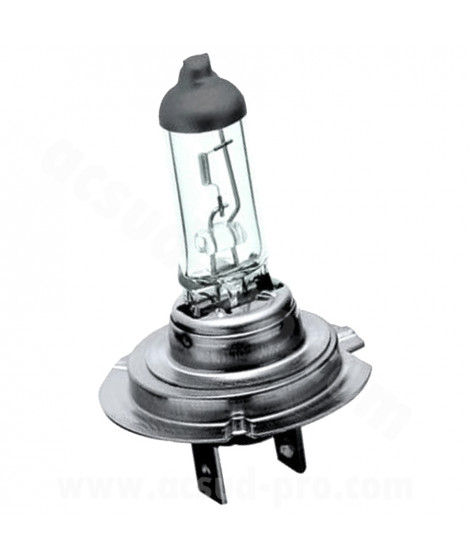 AMPOULE / LAMPE HALOGENE H7 12V 55W CLASSIC CULOT PX26D BLANC (PROJECTEUR) (VENDU A L'UNITE)