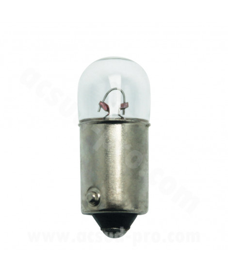 AMPOULE/LAMPE TEMOIN 12V 4W BA 9S AVEC CULOT X2
