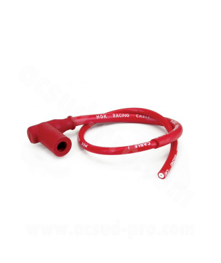 ANTIPARASITE NGK RACING  COUDE 90 + FIL DE BOUGIE NGK RACING CR4 ( 8054 )