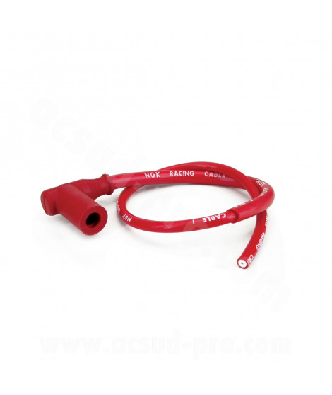 ANTIPARASITE NGK RACING  COUDE 90 + FIL DE BOUGIE NGK RACING CR4 ( 8054 )