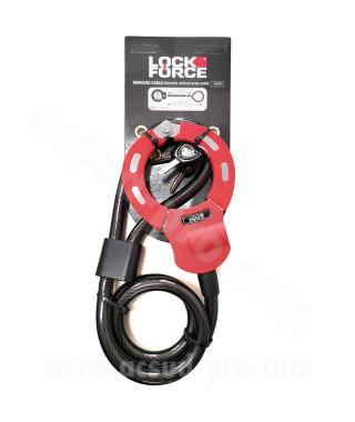 ANTIVOL A MENOTTE LOCKFORCE MERCURE CABLE 1 m Ø15