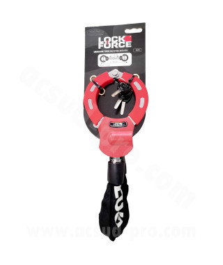 ANTIVOL A MENOTTE LOCKFORCE MERCURE TWIN CHAINE