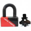 ANTIVOL MINI U 55 X 43 + SUPPORT LOCKFORCE SECURIT  Ø16.5 / 3 CLES (HOMOLOGUEE SRA)